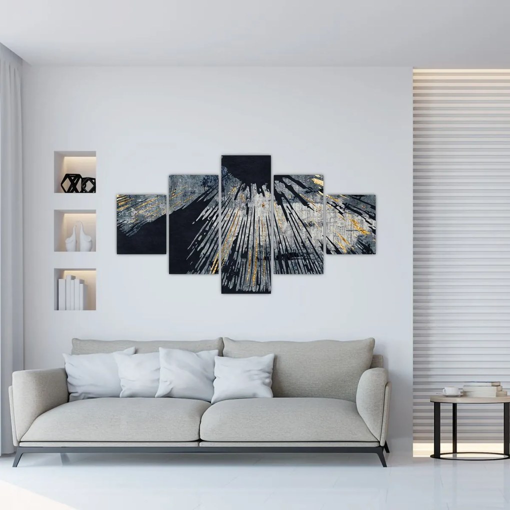 Obraz - Abstrakcja (125x70 cm)