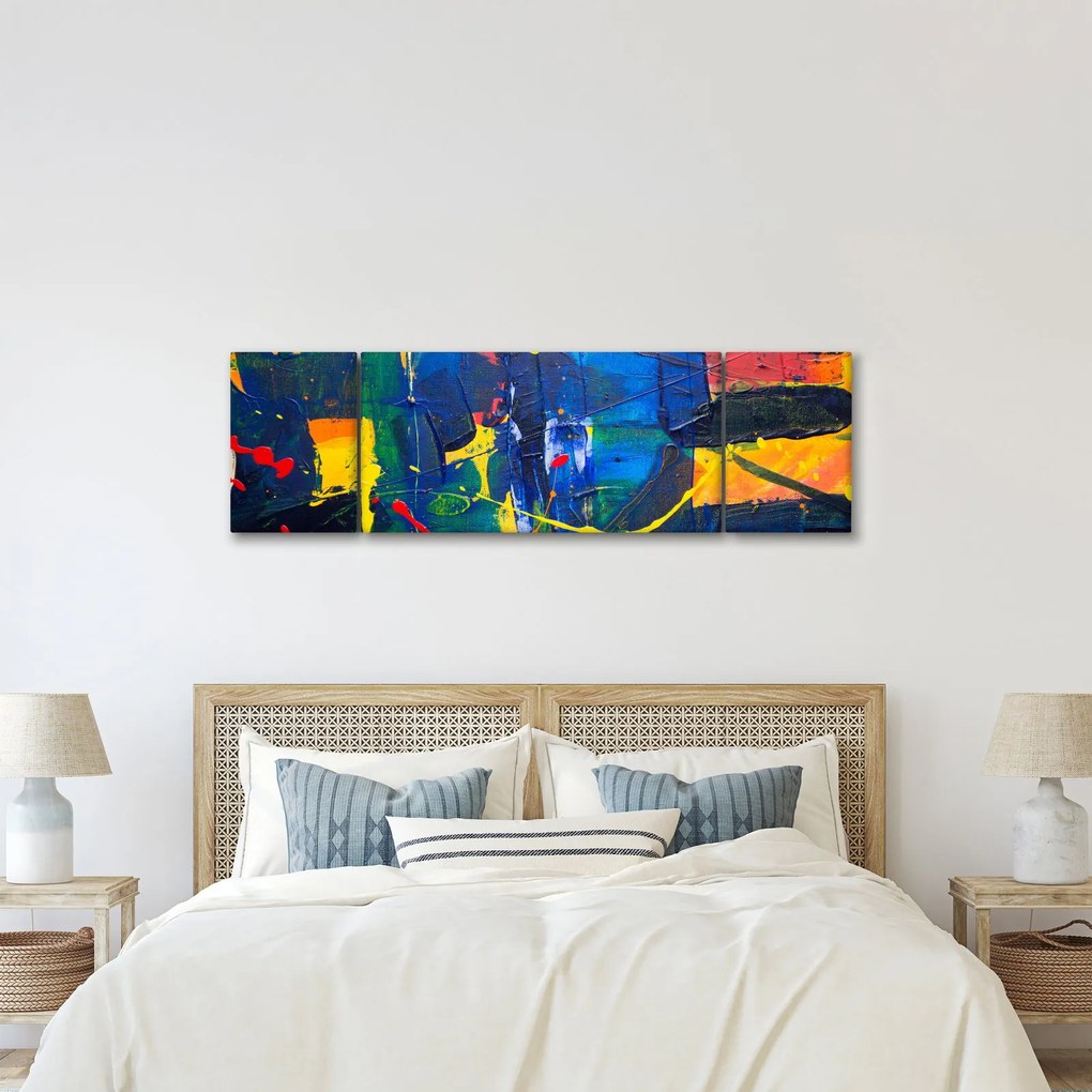 Obraz - Abstrakcja (170x50 cm)