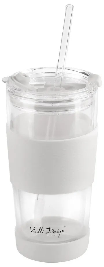 Biały kubek termiczny 600 ml Fuori – Vialli Design