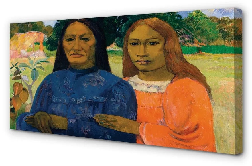 Obraz na płótnie Dwie kobiety - Paul Gauguin