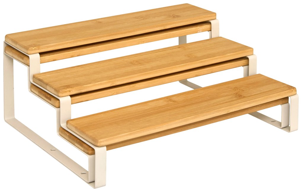 Półka na blat kuchenny 2w1 ORDERA, długość od 32 do 64 cm
