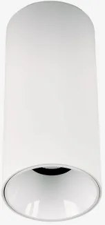 Aplikacja Sufitowa Led Powierzchniowa, Okrągła Ø7,2 Cm, Aluminiowa Orelva Biała & 8 W & 38º & Białe Zimne Światło 4000k - Sklum