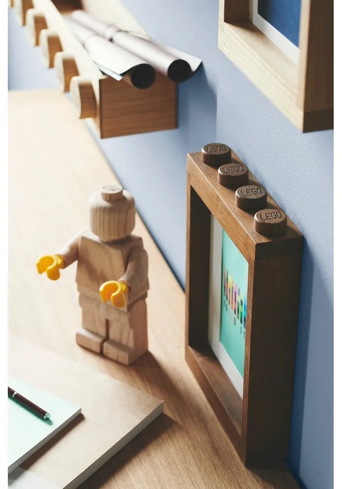 Dziecięca figurka z drewna dębowego LEGO® Wood
