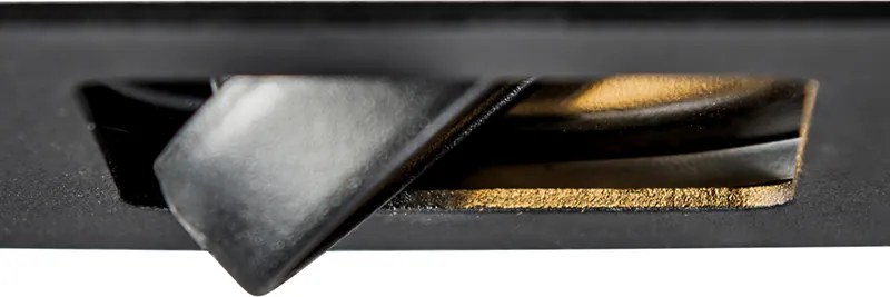 Zestaw 6 kwadratowych reflektorów wpuszczanych czarnych z regulacją - Artemis