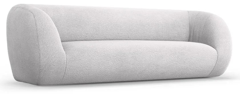 Jasnoszara sofa z materiału bouclé 230 cm Essen – Cosmopolitan Design