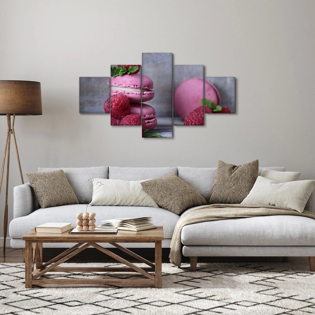 Obraz makaroników (125x70 cm)