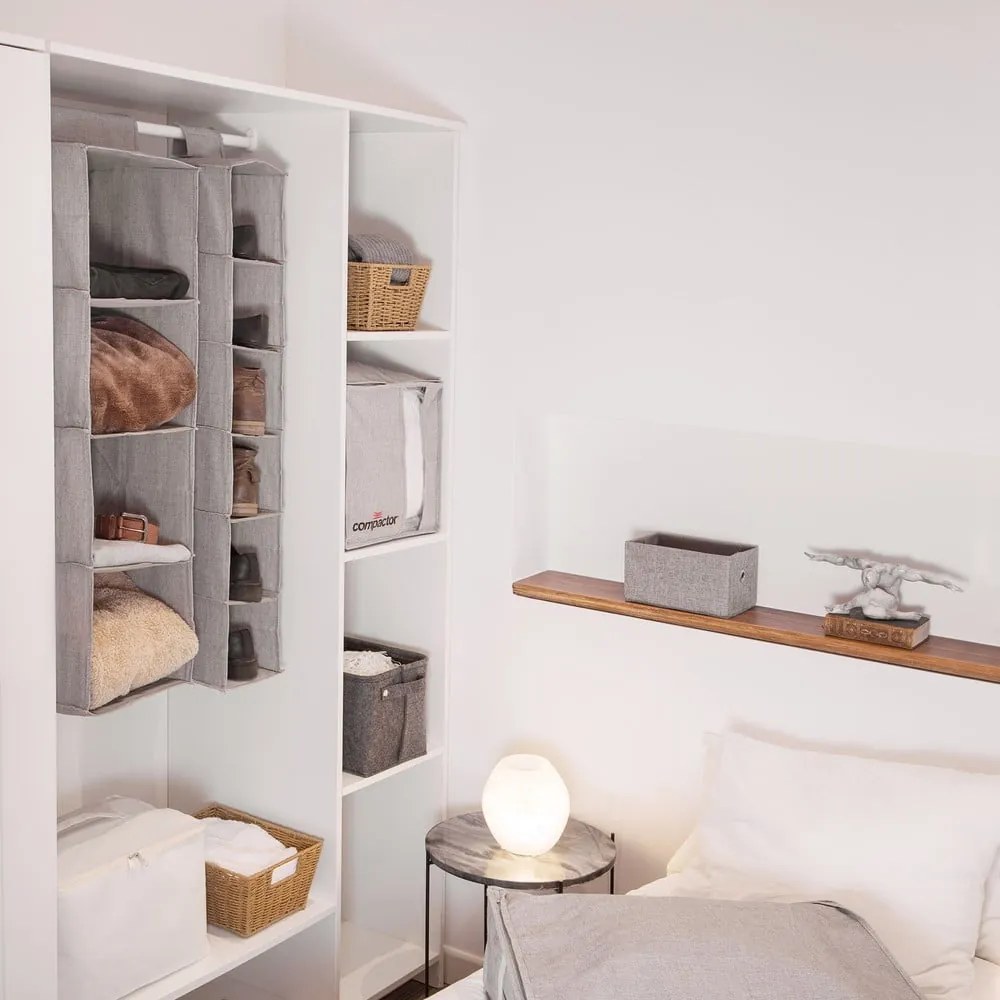 Wiszący tekstylny organizer do szafy Oxford – Compactor