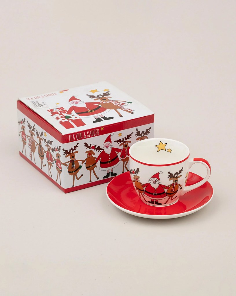 Filiżanka ze spodkiem Spirit of Christmas porcelana 200ml