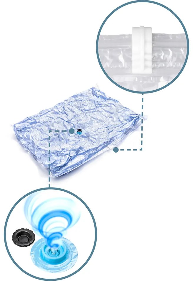 Lamart LT8023 2-częściowy zestaw worków,  45 x 70 cm, S