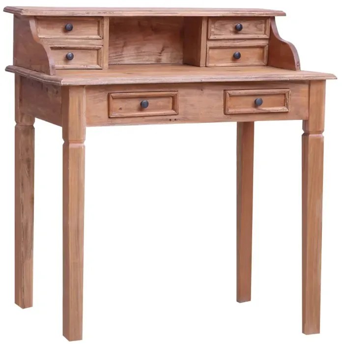 Brązowy sekretarzyk z szufladami - Iros