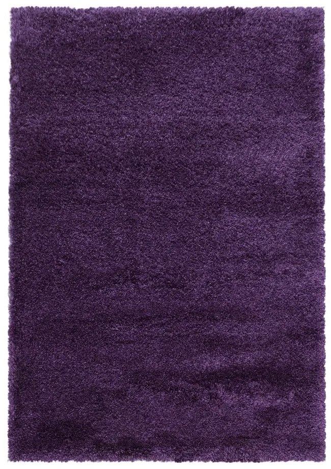 Ciemnofioletowy dywan 80x150 cm Fluffy – Ayyildiz Carpets