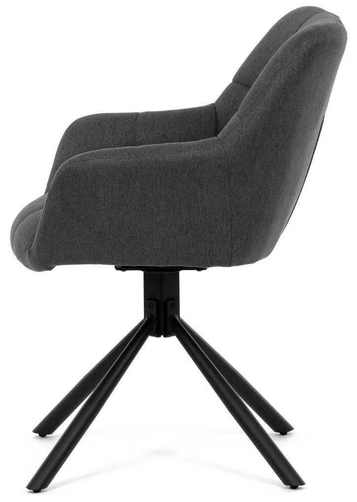 Zestaw krzeseł obiadowych z mechanizmem powrotnymHC-532 GREY2, 2 szt.