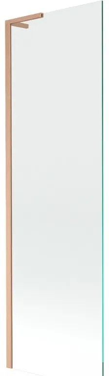 Mexen Next L parawan nawannowy 1-skrzydłowy 60 x 150 cm, transparent, miedź szczotkowana - 895-060-000-03-00-65
