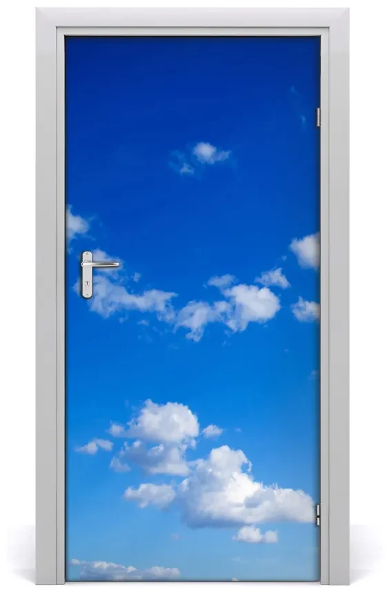 Naklejka fototapeta na drzwi Chmury na niebie