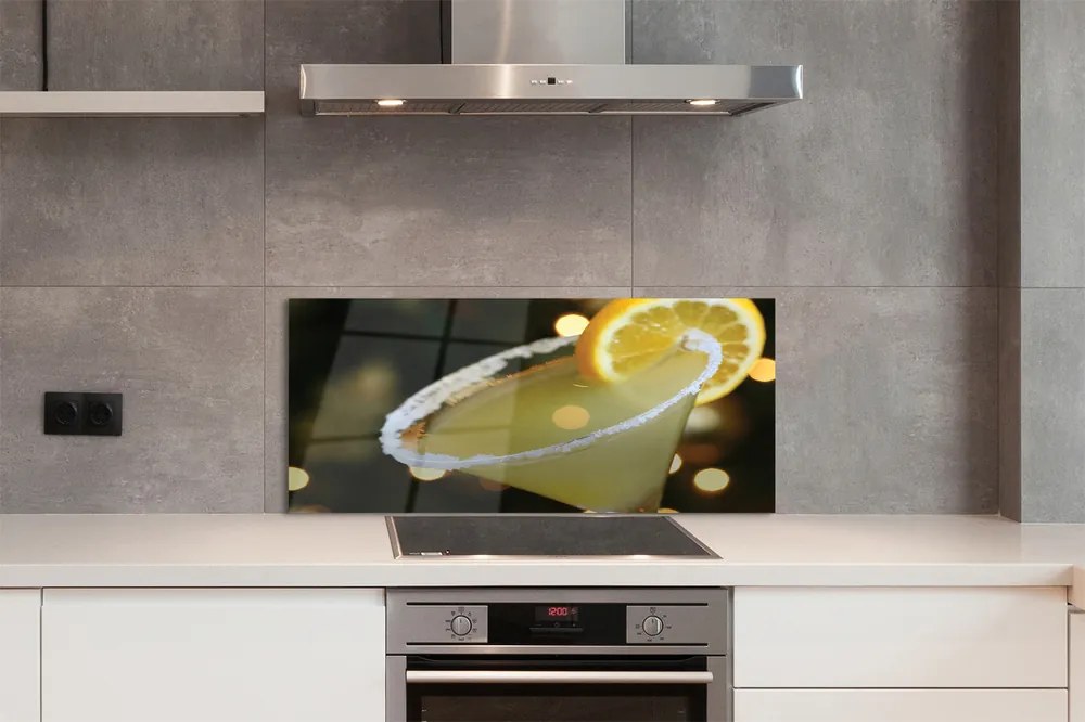 Szkło Ozdobne do Kuchni Orzeźwiający Koktajl Cytrynowy