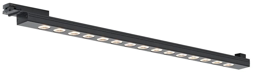 Modern Black Ceiling Lamp for 1-Phase Track System 15W 1170 lm 3000K - Iconic Tsiri Nowoczesny Oswietlenie wewnetrzne