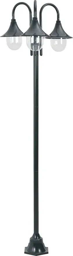 Zielona wysoka lampa ogrodowa zewnętrzna - 3S A466 A7-R97
