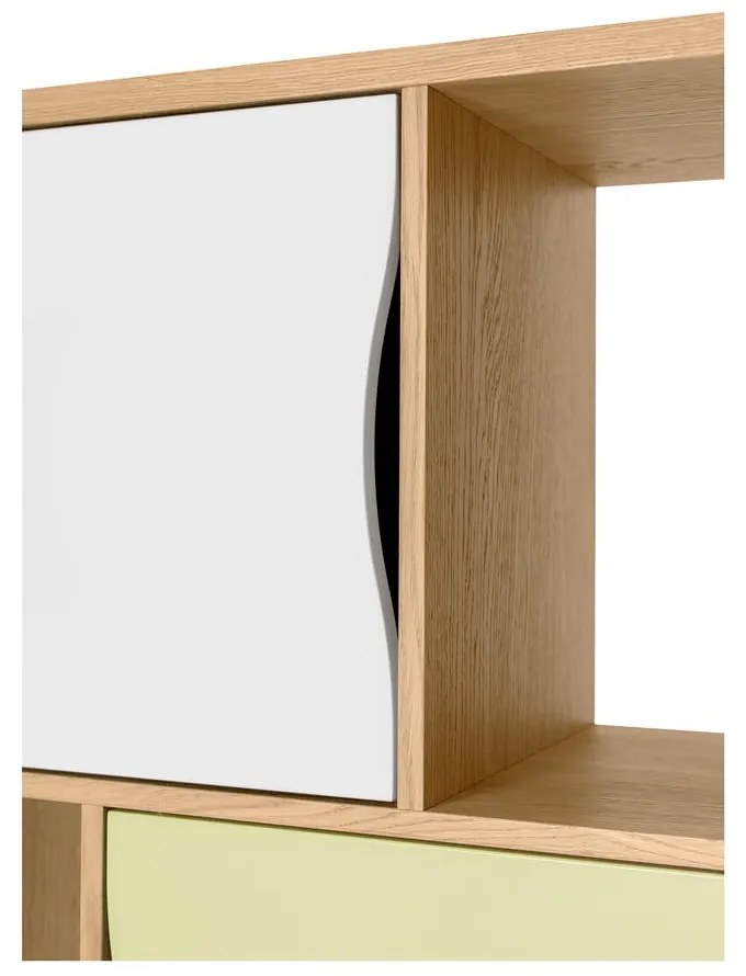 Zielony regał Woodman Avon Narrow Olive