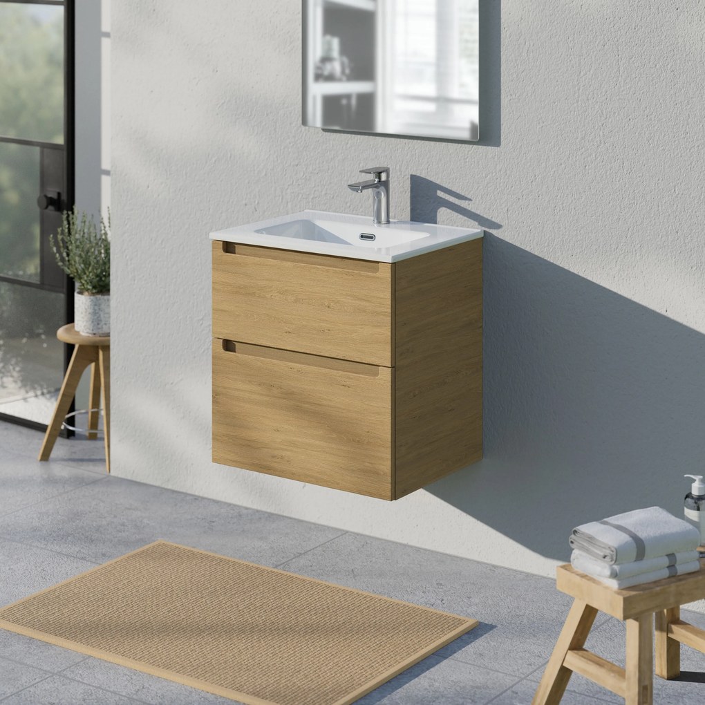 Zestaw mebli łazienkowych VIREO 60 cm z umywalką