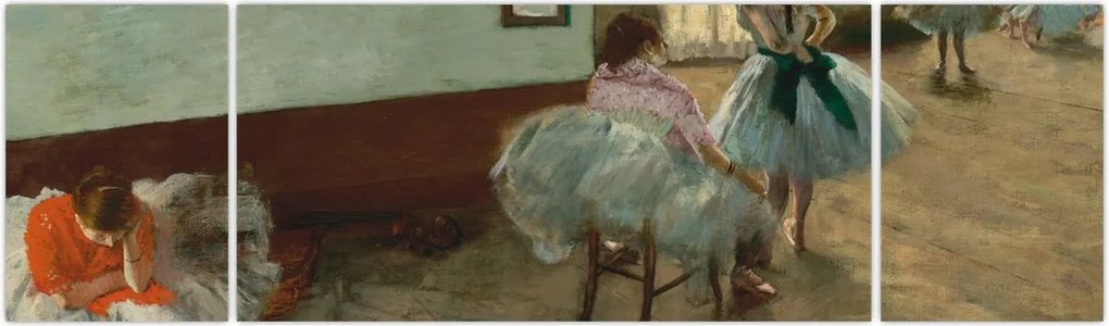 Obraz - Edgar Degas, The Dance Lesson, reprodukcje (170x50 cm)