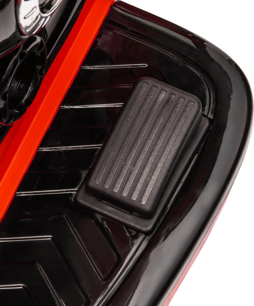 AIYAPLAY Motocykl elektryczny dla dzieci, 3 koła, na baterię 6V, ze światłami i muzyką, dla dzieci w wieku 3-6 lat, Czerwony