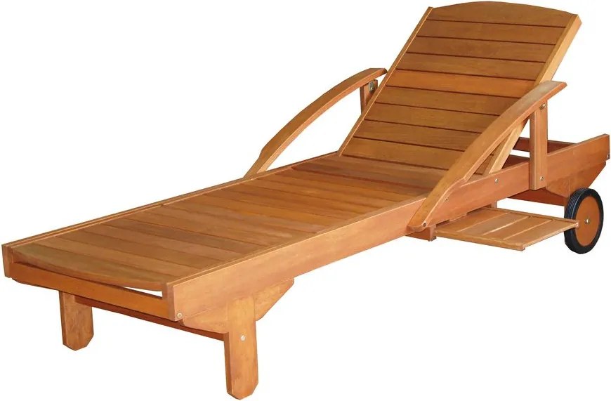 Drewniany leżak ogrodowy ERA