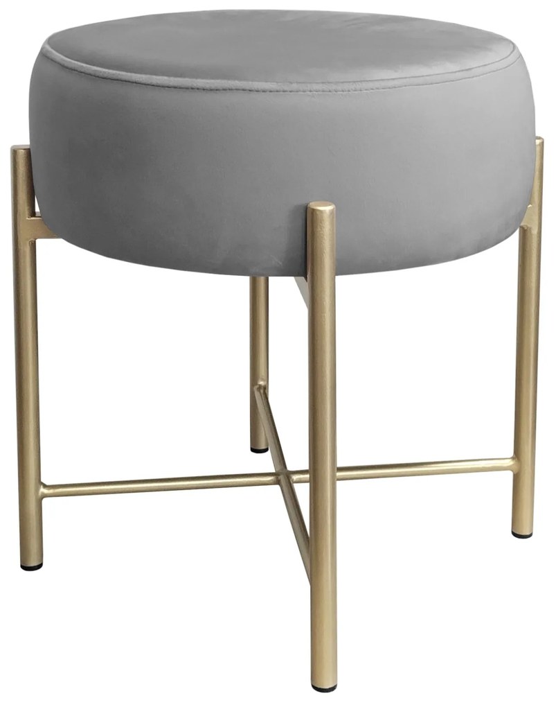 Taboret Pola noga metalowa złota MG17