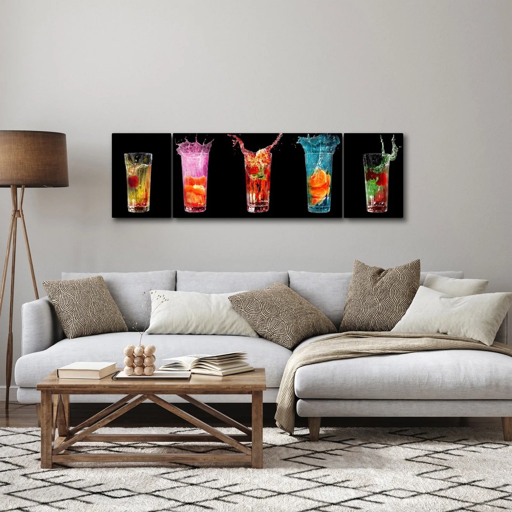 Obraz napojów (170x50 cm)