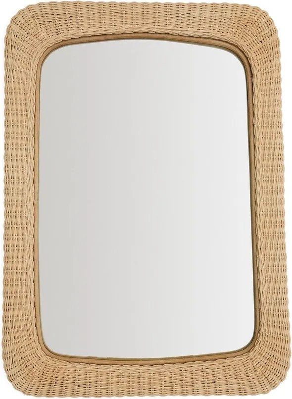 Lustro ścienne z rattanową ramą 58x79 cm Zilna – Kave Home