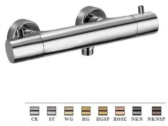 Paffoni - Bateria prysznicowa LIGHT chrom błyszczący