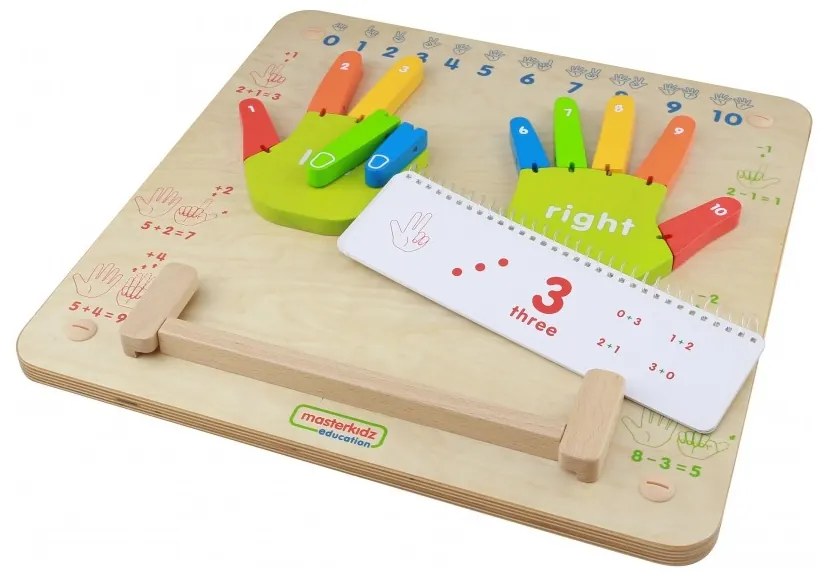 Masterkidz nauka liczenia ścienna tablica sensoryczna flex montessori