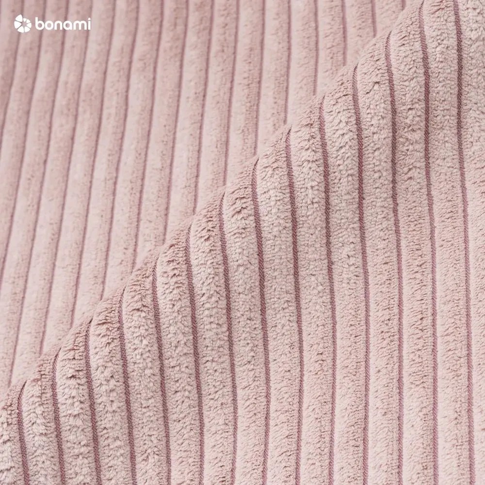 Różowa sztruksowa sofa 274 cm Leonard – Bobochic Paris