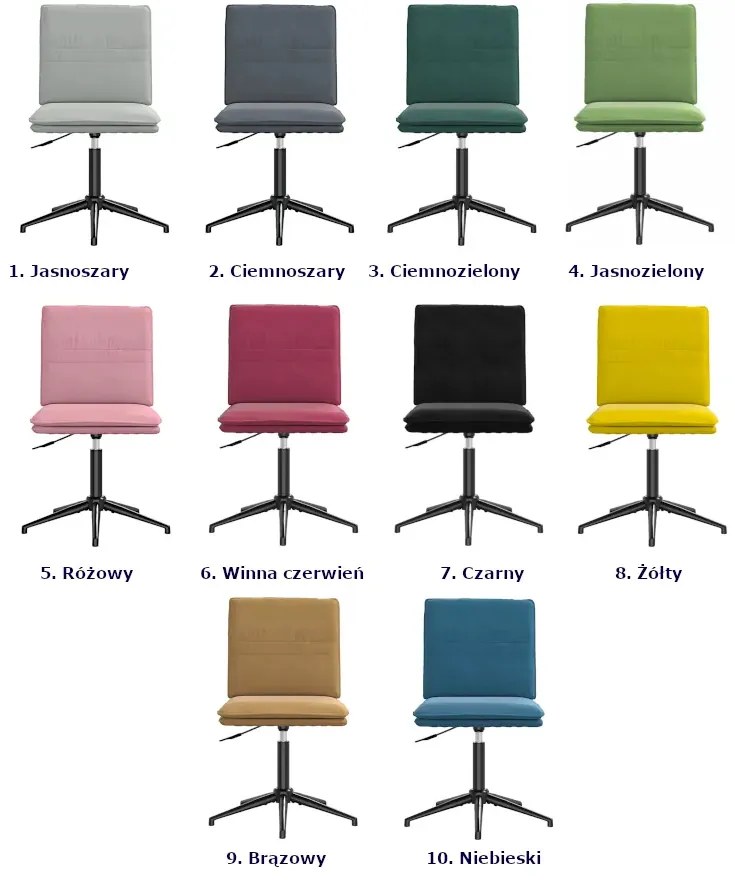 Krzesło z oparciem ciemnozielone D8-W40