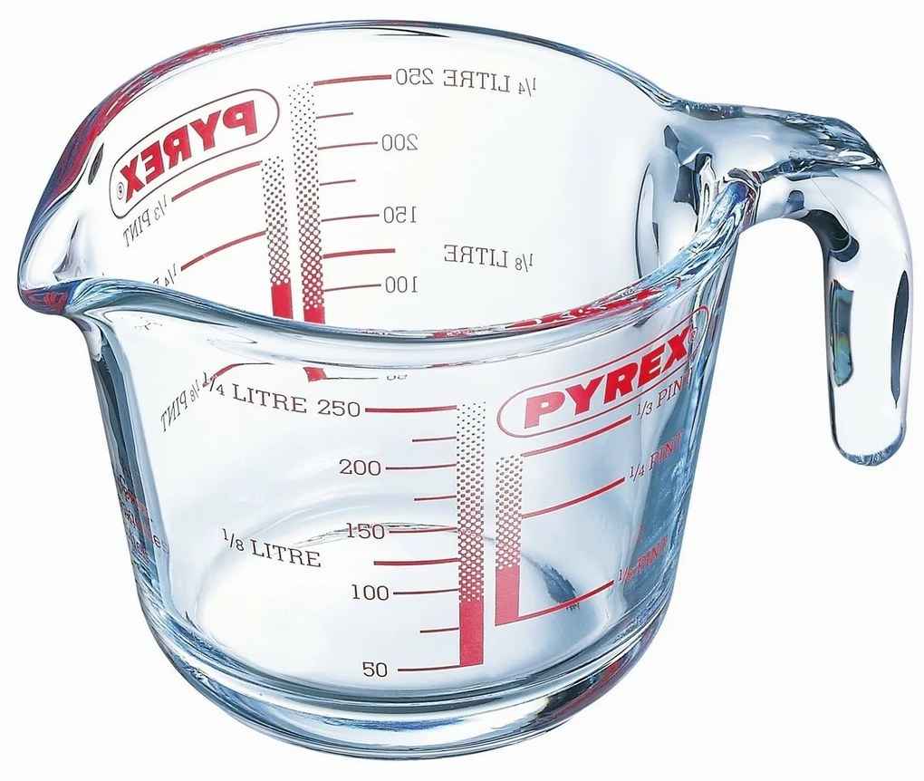 Pyrex Szklana miarka 0,25 l, 9 x 8 cm, 250 ml