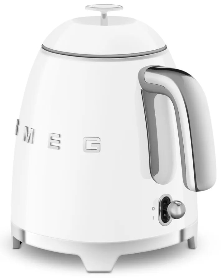 Biały czajnik elektryczny ze stali nierdzewnej 800 ml Retro Style – SMEG