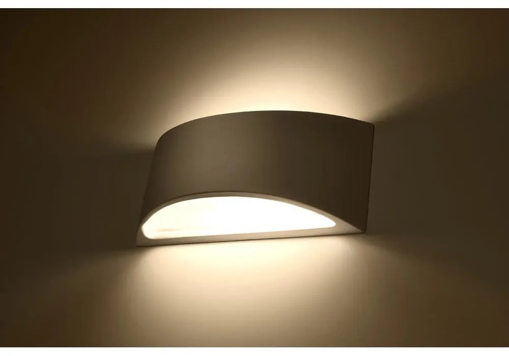 Biały kinkiet Sollux Farina