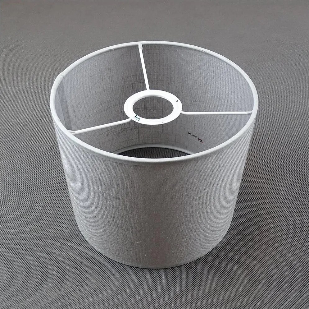 Klosz zamienny uniwersalny ROLS E27 17x20 cm szary