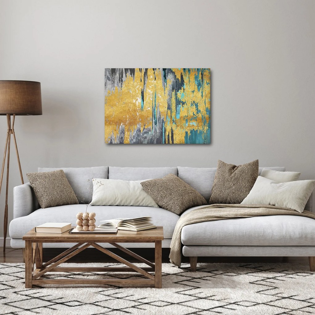 Obraz - Złoty wzór (70x50 cm)