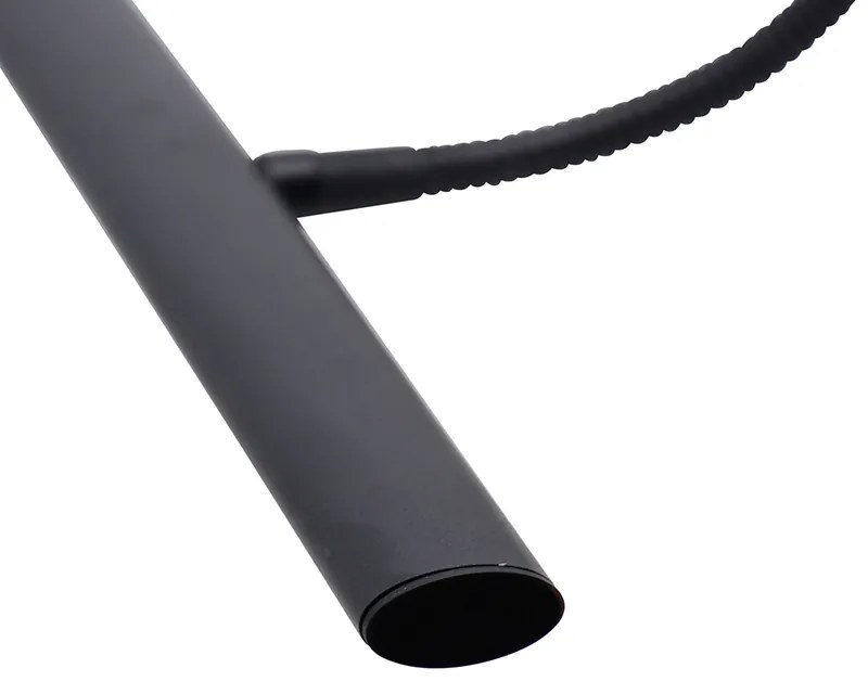 Designerska lampa ścienna czarna 32 cm z wbudowanym LED i ściemniaczem - Tableau Nowoczesny Oswietlenie wewnetrzne