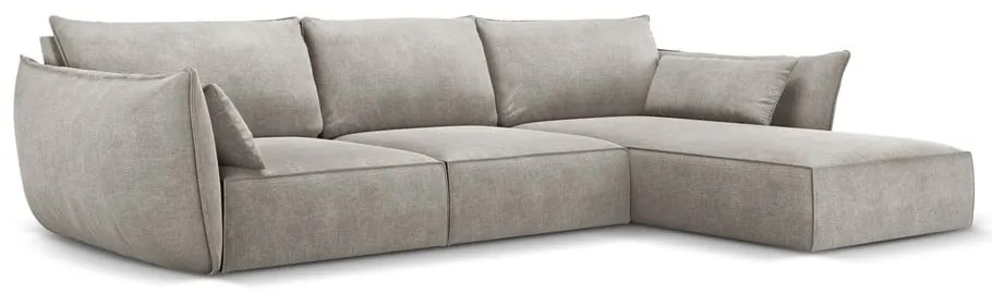 Jasnoszary narożnik (prawostronny) Vanda – Mazzini Sofas