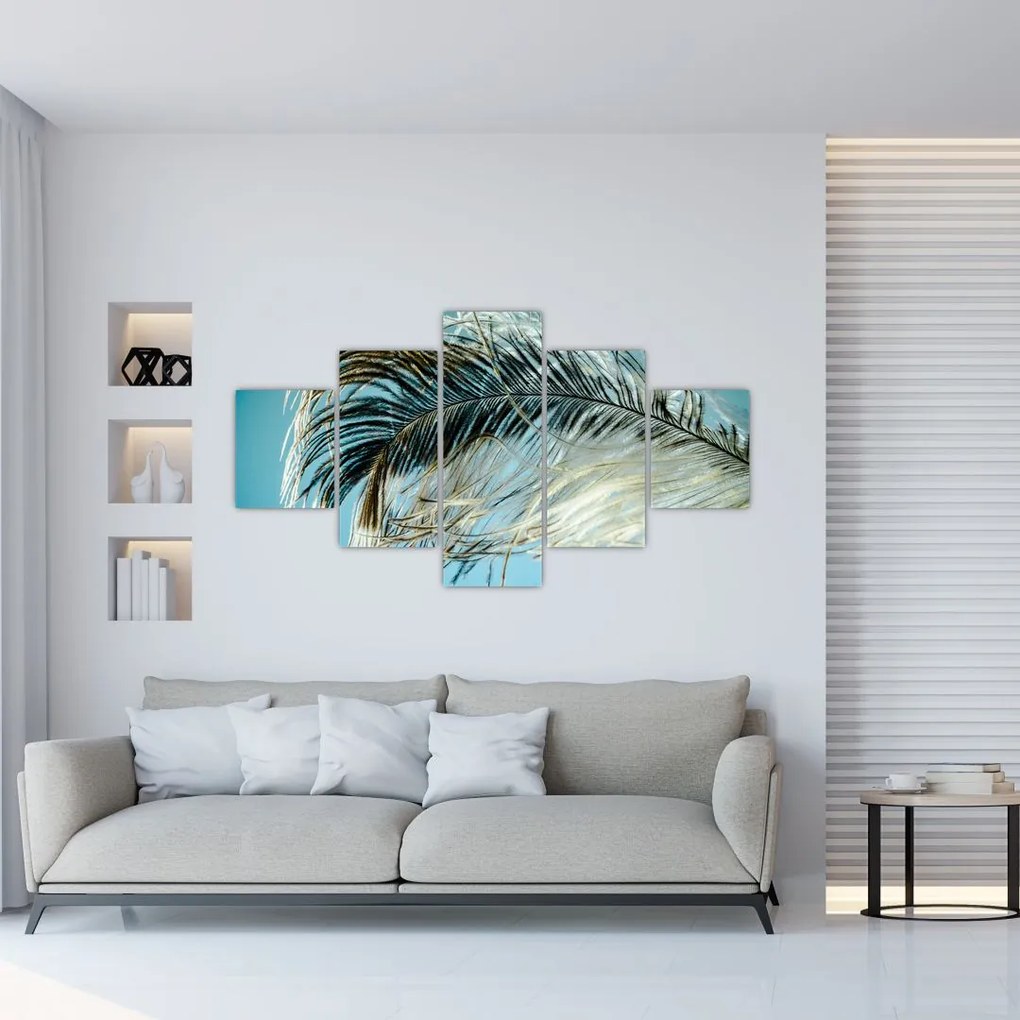Obraz pióra (125x70 cm)