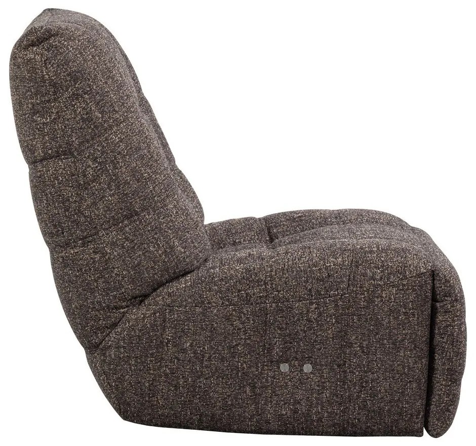Antracytowy częściowo rozkładany fotel wypoczynkowy Hein – WOOOD