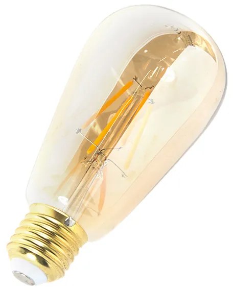 Zestaw 5 żarówek LED E27 z możliwością ściemniania ST64 Goldline 5W 380lm 2200K