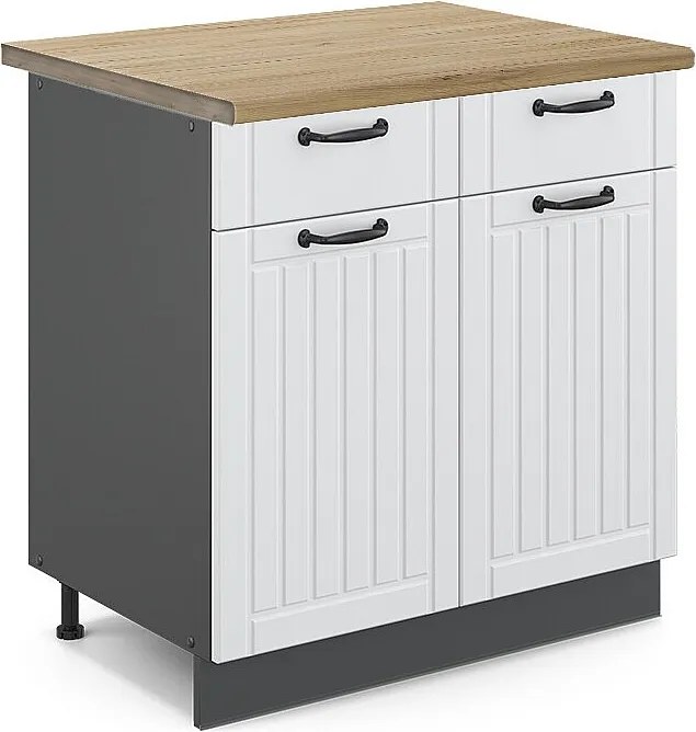 Szafka dolna do kuchni biały domek wiejski 80x60x82 fame-line