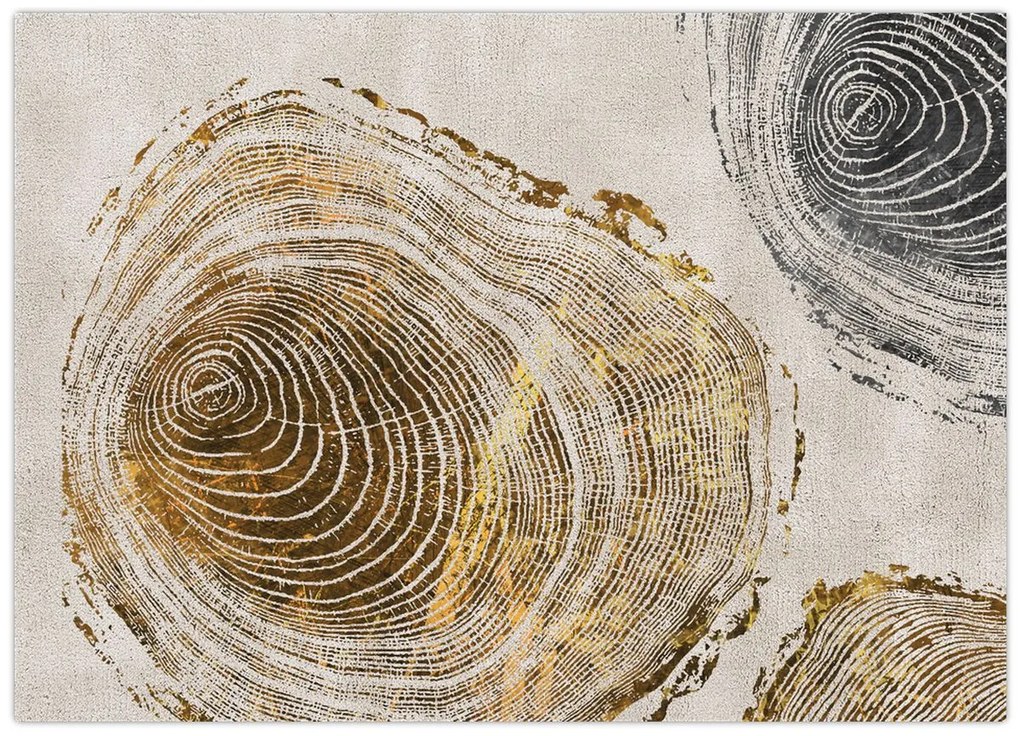 Obraz - Abstrakcja pnia (70x50 cm)