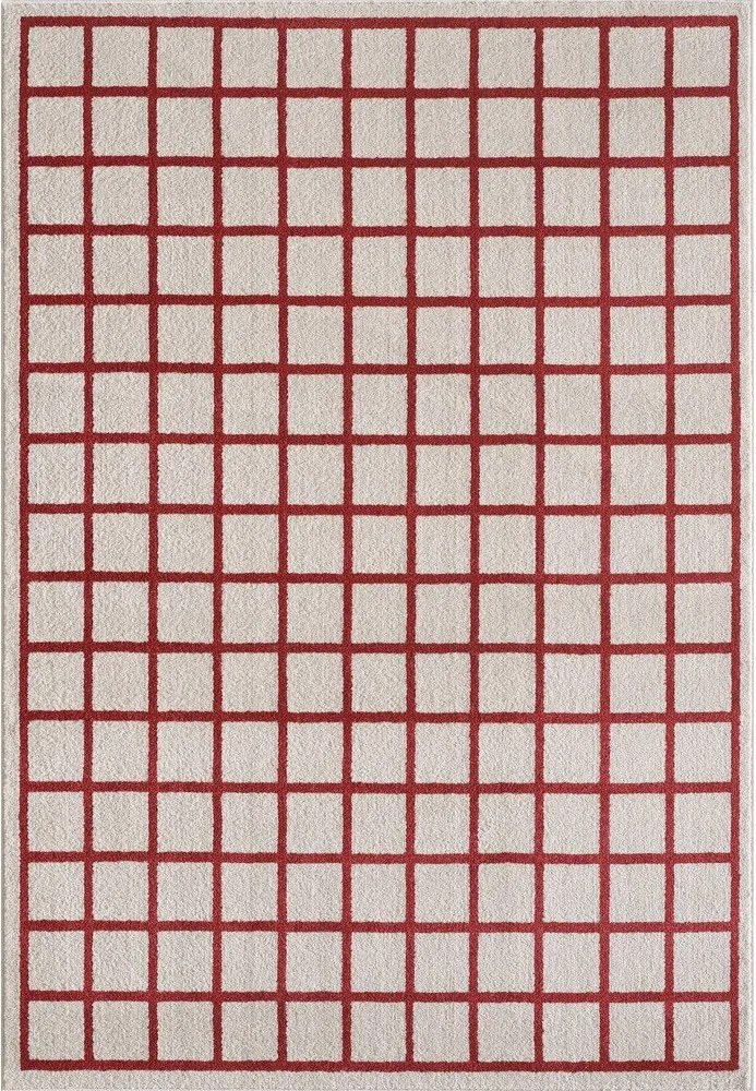 Czerwony/beżowy dywan 120x170 cm Picnic – ESTE