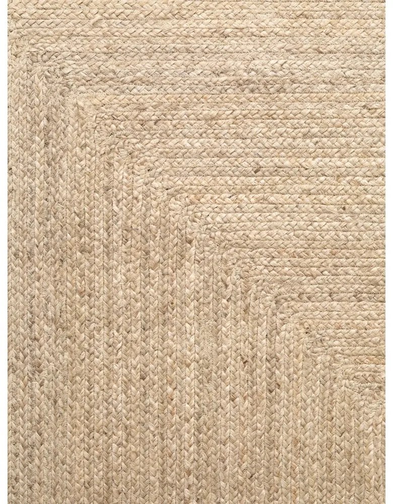 Dywan z juty dwustronny/tkany ręcznie w jasnym naturalnym kolorze 60x90 cm Juno – Hanse Home