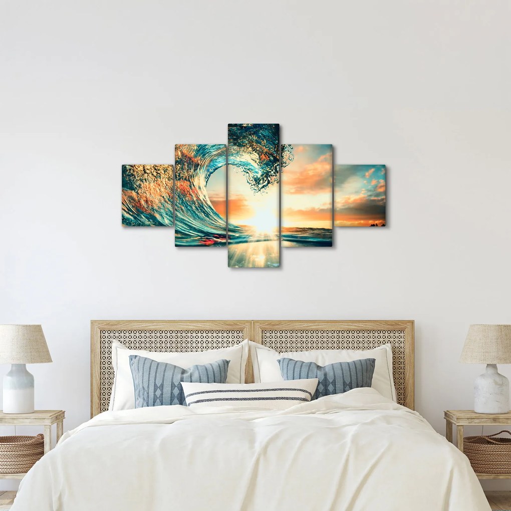 Obraz - Fala (125x70 cm)