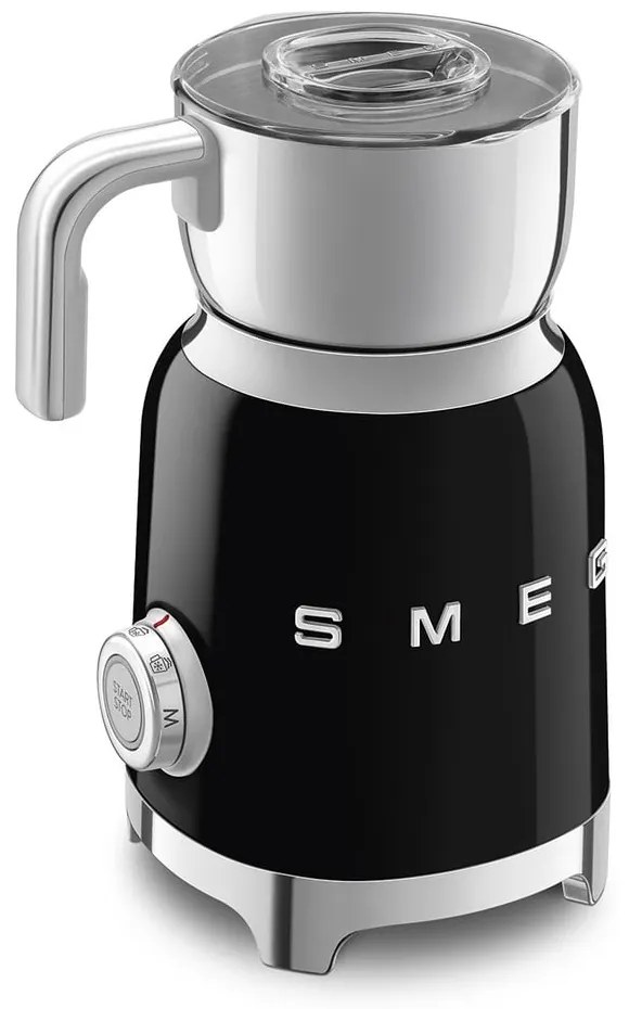 Czarny spieniacz do mleka Retro Style – SMEG