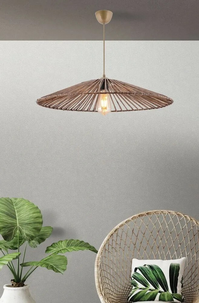 Lampa wisząca Conic, brązowy